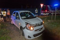 20191014 Wildunfall auf der Weinbergstraße in Pfaffstätten