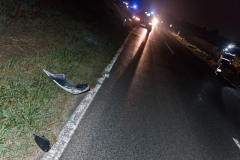 20191014 Wildunfall auf der Weinbergstraße in Pfaffstätten