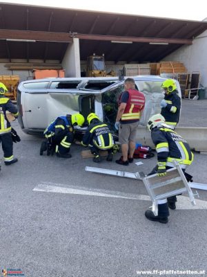 Übung Verkehrsunfall vom 31.08.