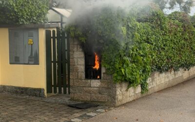Brand Stromanschlusskasten